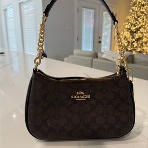 Coach Brown Teri Shoulder Bag